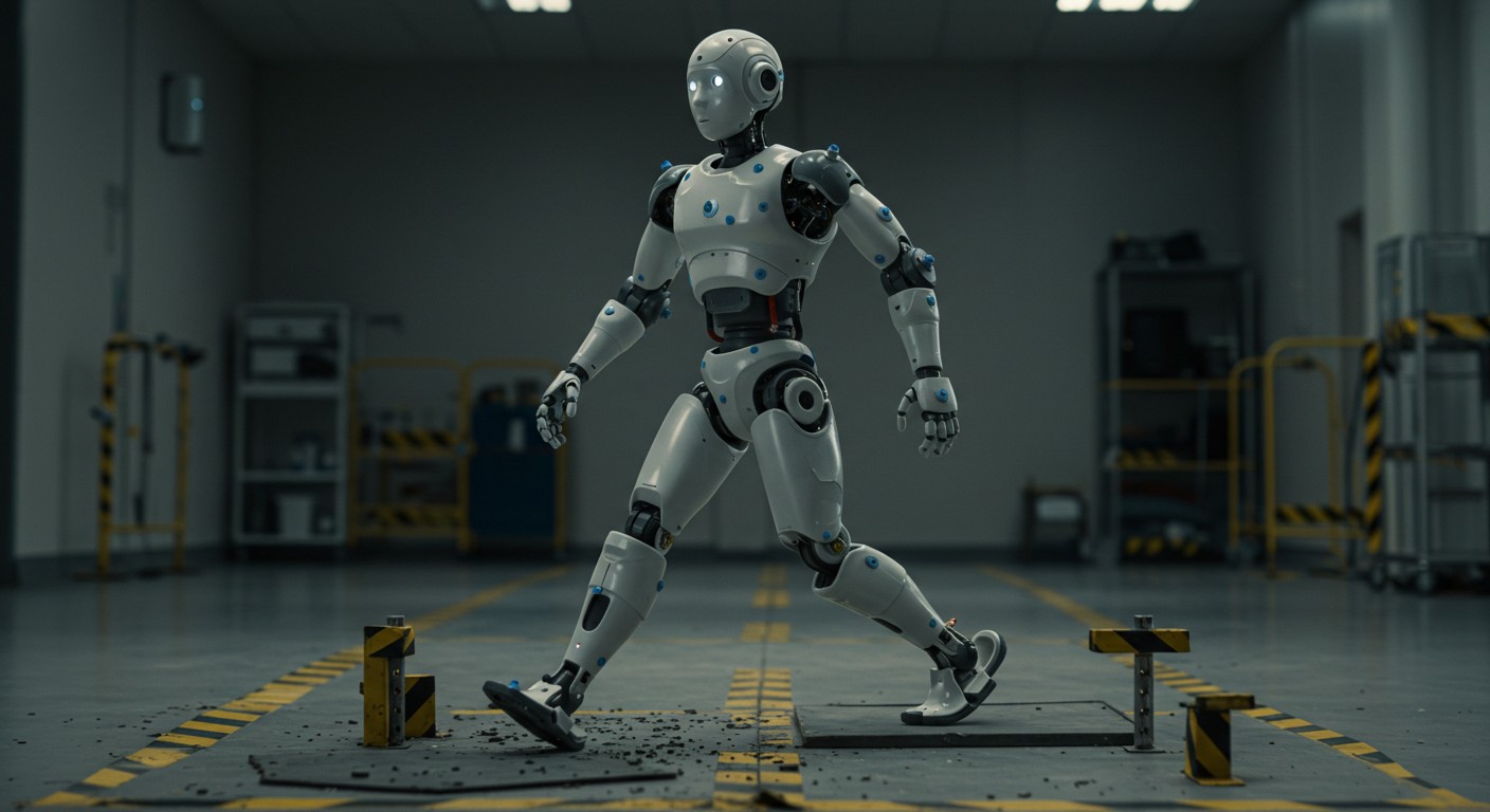Advanced humanoid robot locomotion system